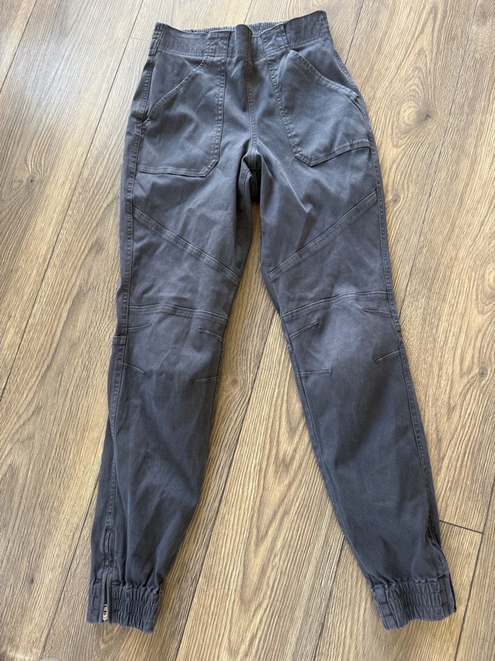 SPANX Black High-Waisted grey joggers size small